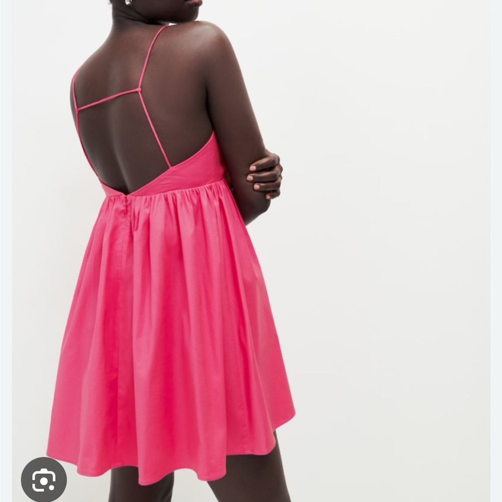 Reformation Hot Pink Spaghetti-Strap Mini Dress